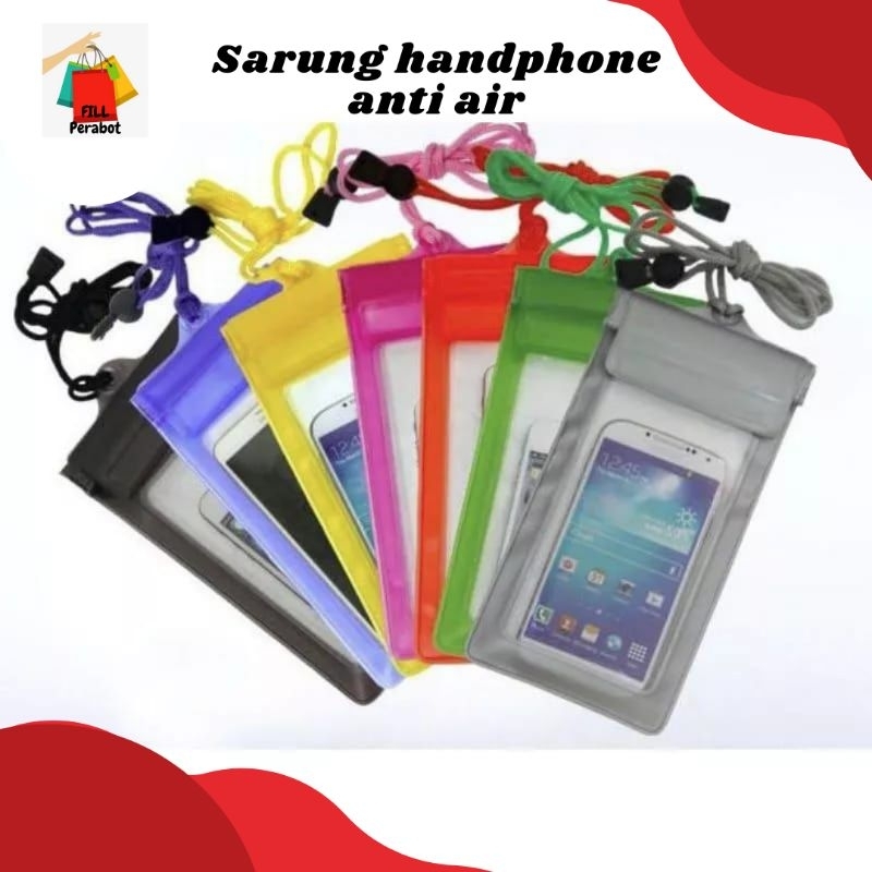 SARUNG HANDPHONE CASE CASING KANTONG HP ANTI ROOF/SARUNG HP WATERPROOF/TAS HP ANTI AIR /TAS HP HUJAN