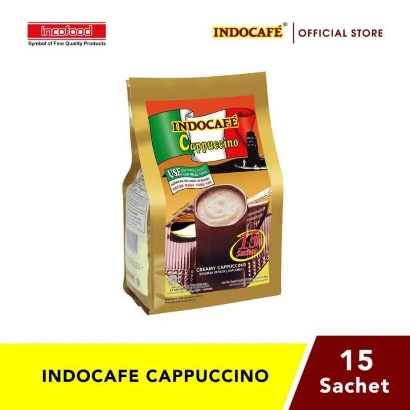 

Indocafe Cappuccino 15 sachet