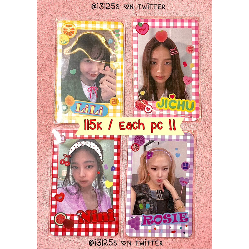 PC PHOTOCARD BLACKPINK || Spring edition 2nd press, jennie jisoo lisa rose
