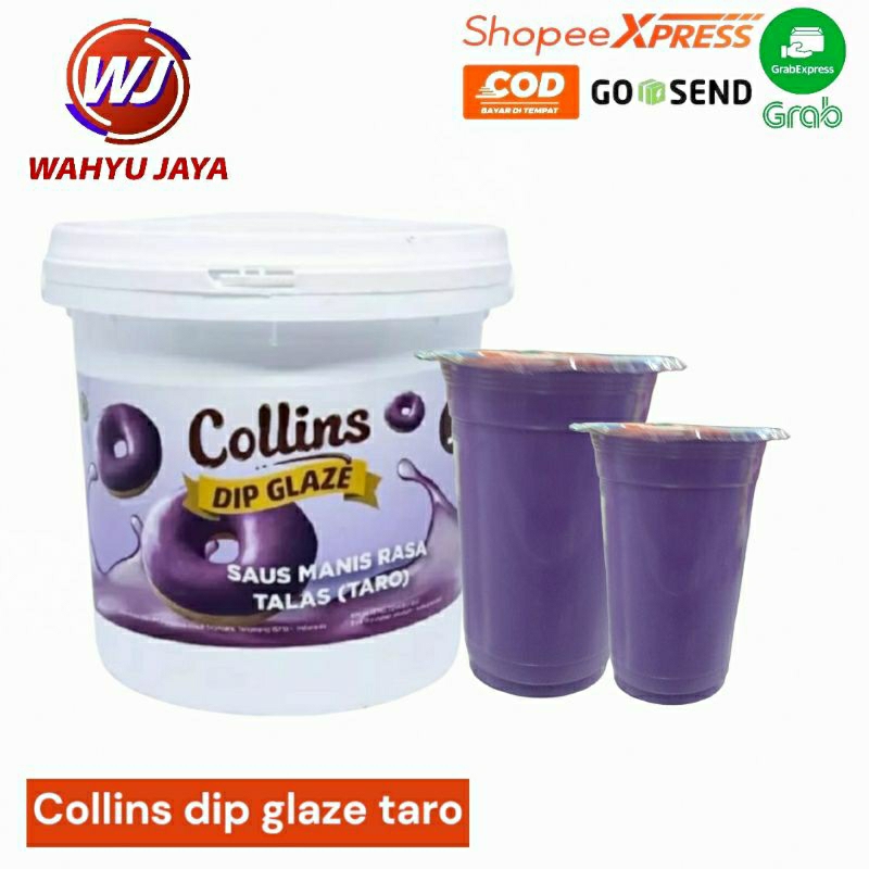 

collins dip glaze taro