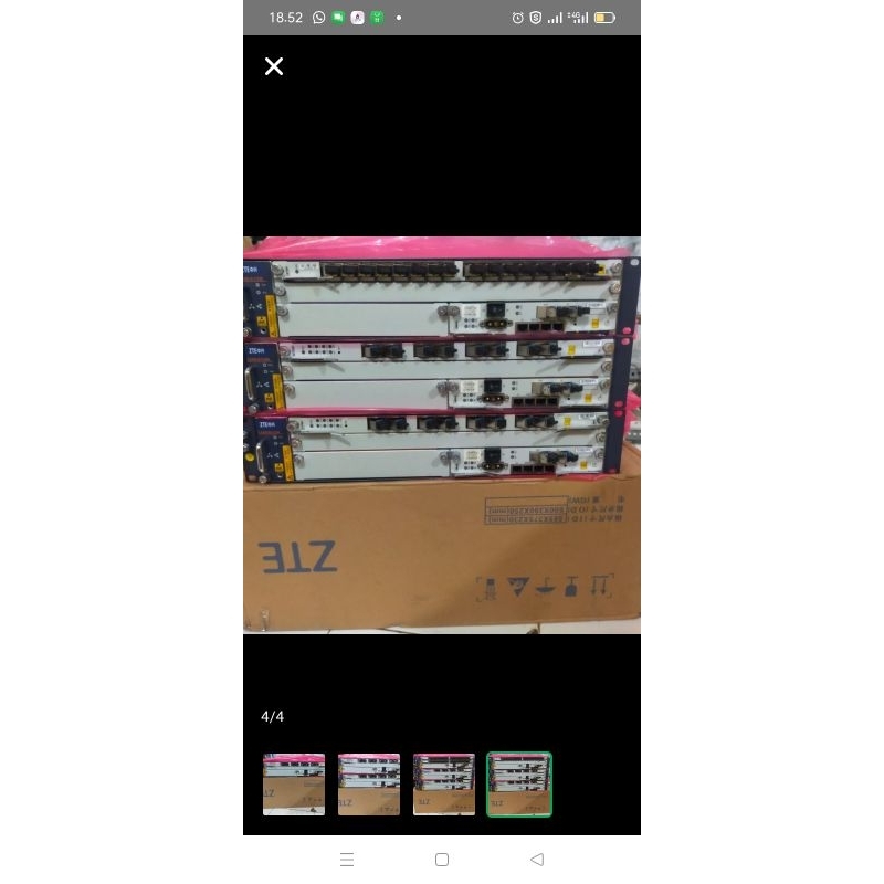 OLT GPON ZTE C320 DC 16 PORT 1GE