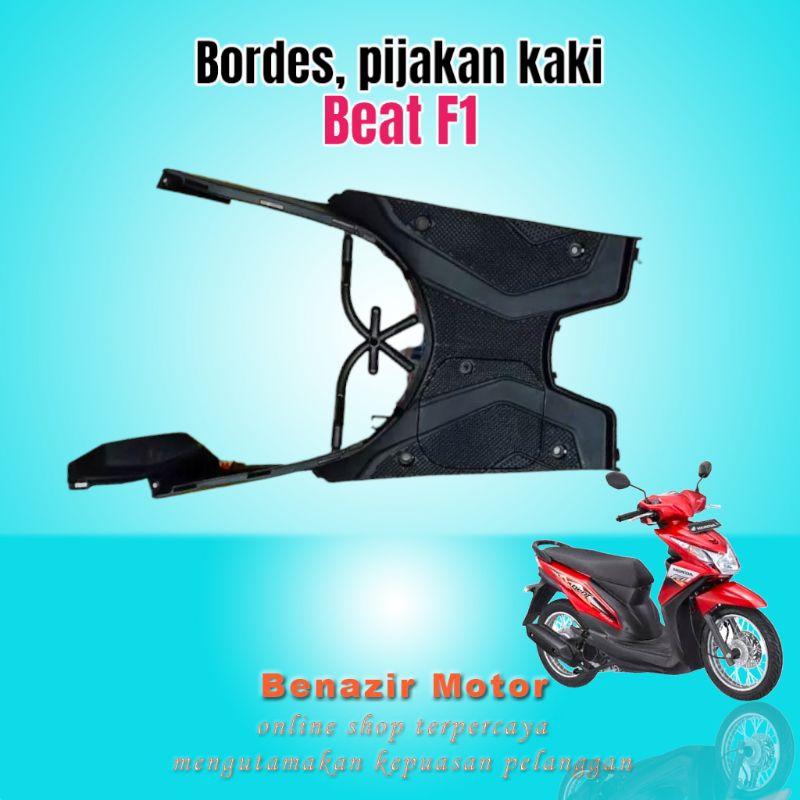 Pijakan Kaki Dek Atas Honda Beat FI Starter Kasar 2012-2014