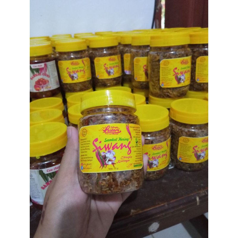 

SIWANG Lestari (SAMBAL KERING TERASI BAWANG) KHAS CIBINGBIN - KUNINGAN
