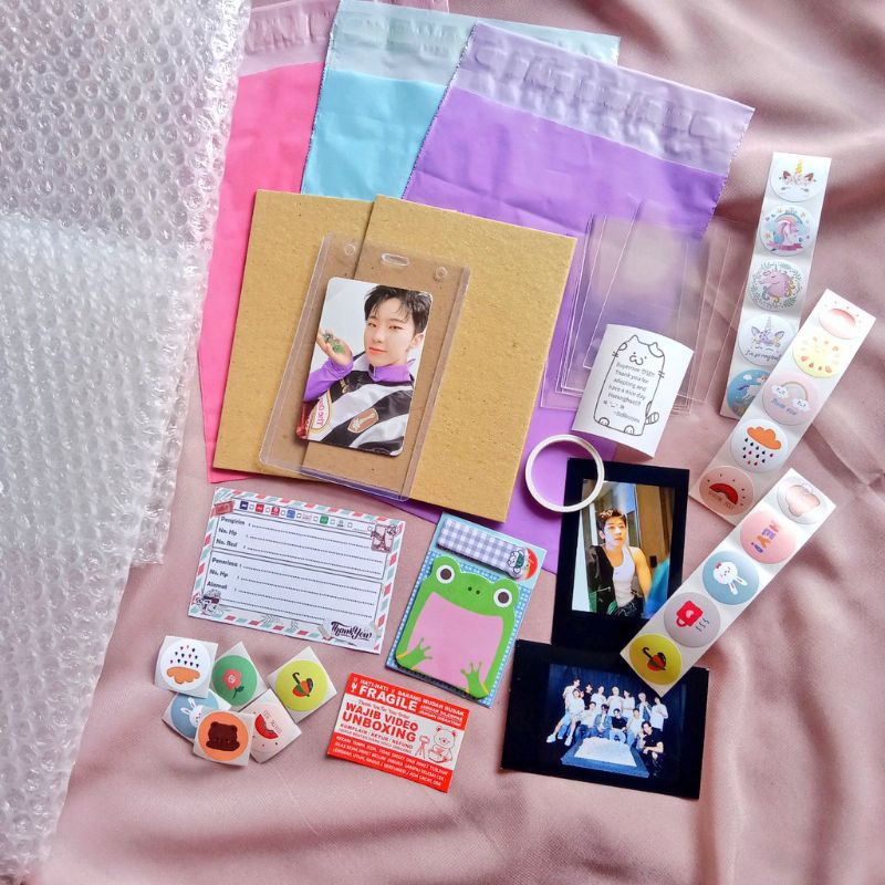 

[Araaa.Store] BAHAN PACKING SATUAN YELLOWBOARD INNERSLEEVE POLYMAILER BUBBLEMAILER TOPLOADER BUBBLEWRAP PACKING PHOTOCARDS KPOP