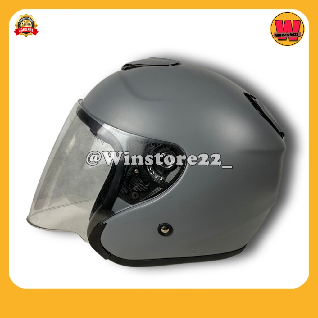 Helm Sepeda Motor Half Face Priest Kyoto Solid Whitte Black Pink Gorilla Glossy & Doff Paket Ganteng