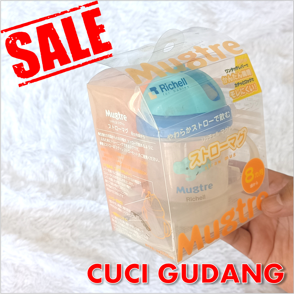 [SALE CUCI GUDANG] - RICHELL MUGTRE STRAW MUG