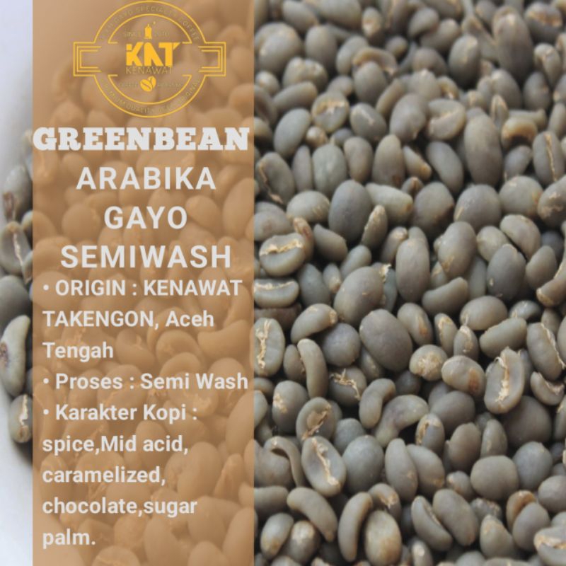 

GREEN BEAN ARABICA GAYO SEMIWASH 1kg BIJI KOPI MENTAH NON SANGRAI ACEH ASLI.