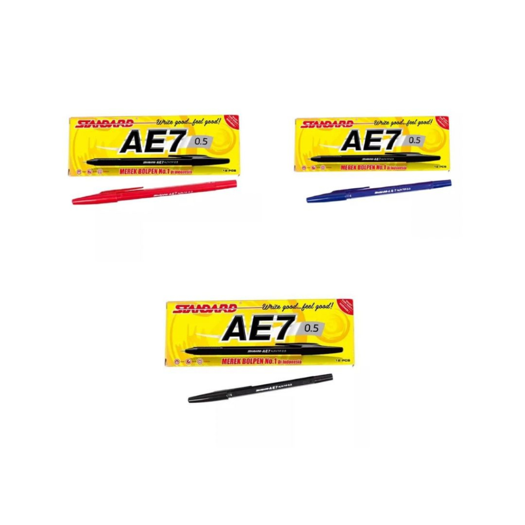 

PULPEN STANDART AE7 ISI 12pcs PER PACK