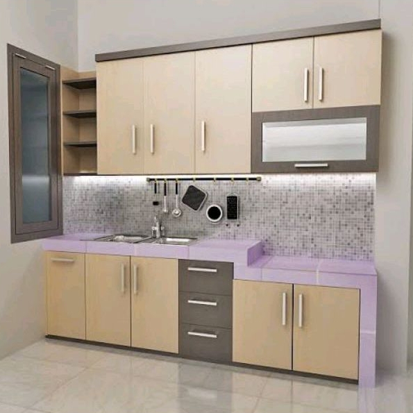 PEMBUATAN MEJA DAPUR GRANIT DAN KERAMIK /  KITCHEN SET LENGKAP