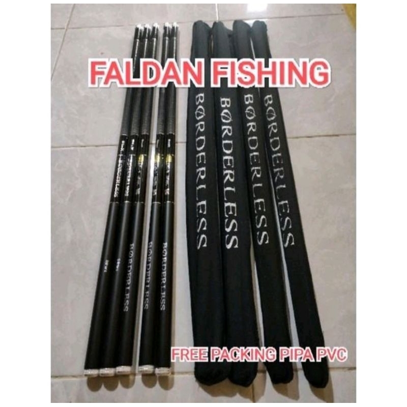 GLA-Plus shimaNo Joran Tegek Carbon Kaku Ruas Pendek Free Ujung Solid