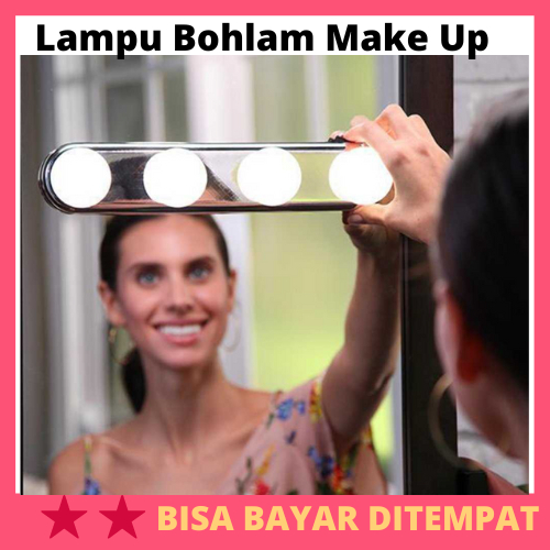 Lampu Bohlam Make Up Super Bright Cool White / Lampu Bohlam Meja Kaca Cermin Rias Make Up Mua Bulat 