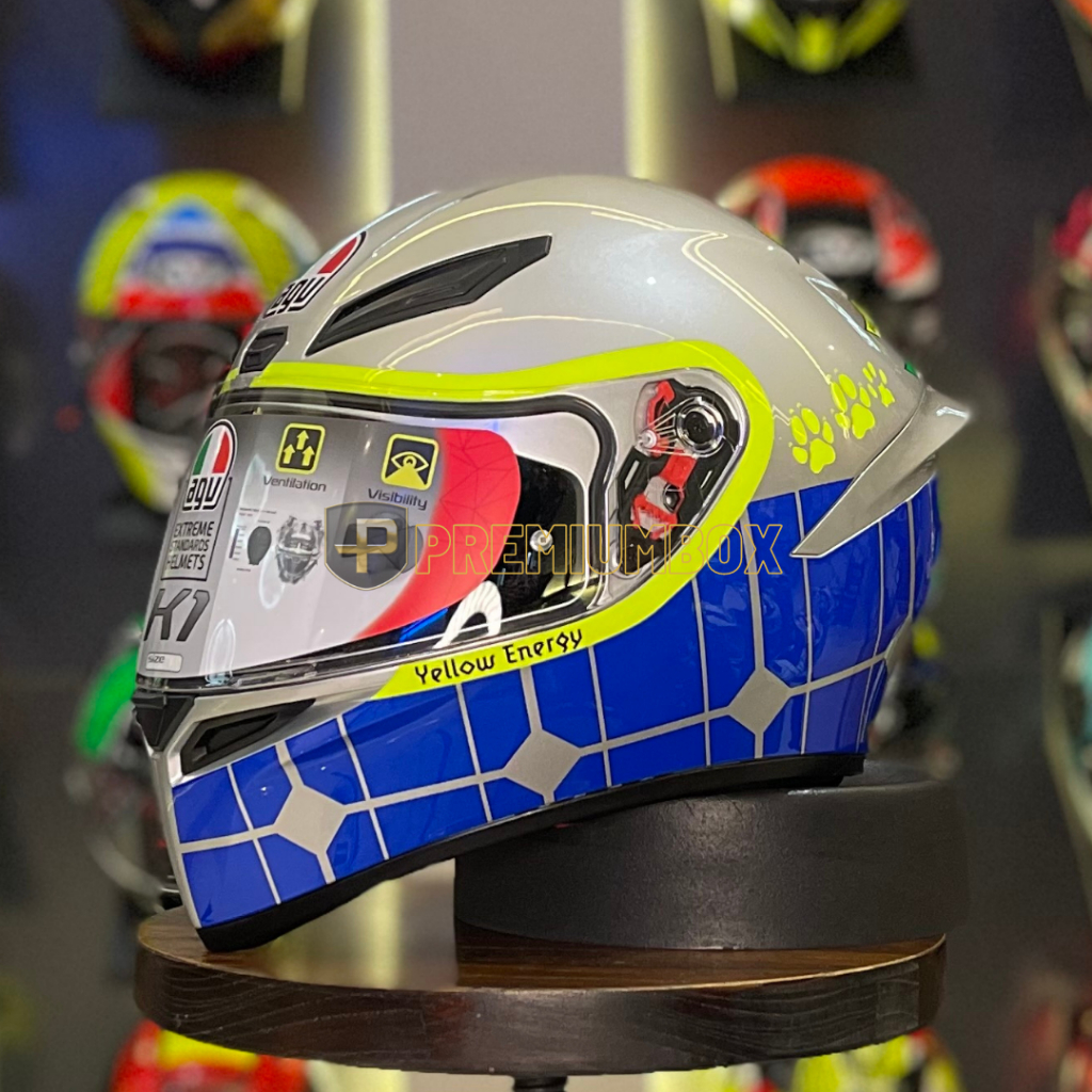 HELM AGV K1 TOP ROSSI MUGELLO 2015 | HELM AGV SNI ORIGINAL | Dd Ring | Helm Full Face