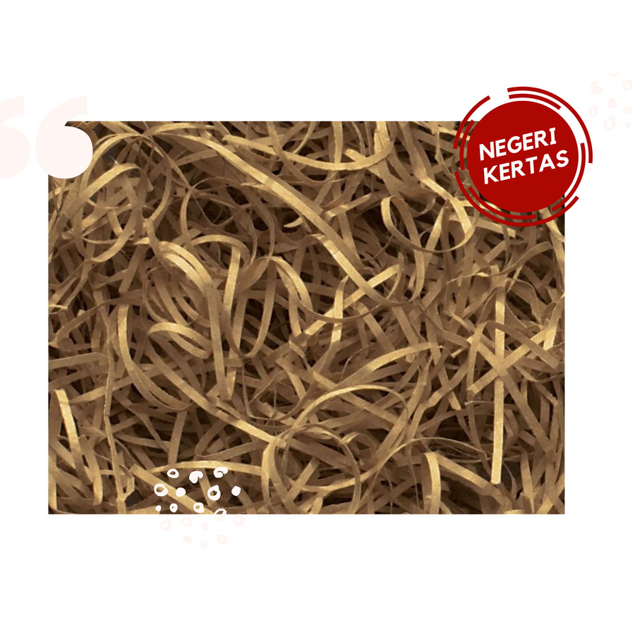 

Kertas Hampers/cacah/shredded/serut (1kg)
