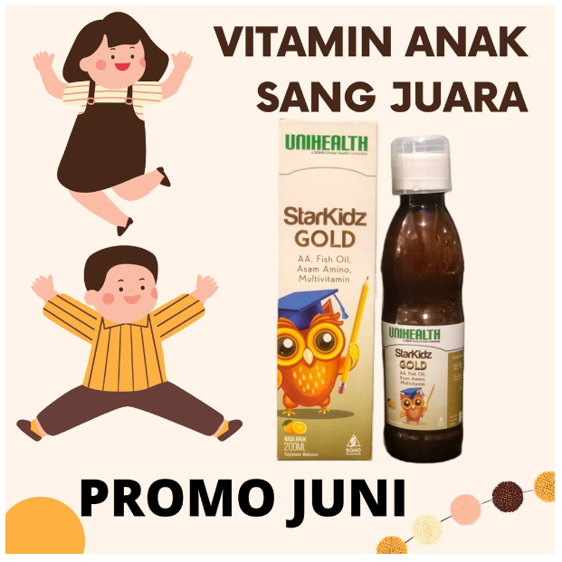 PROMO MURAH Starkidz Gold Membantu Pertumbuhan Kecerdasan Otak Anak By Unihealth Soho