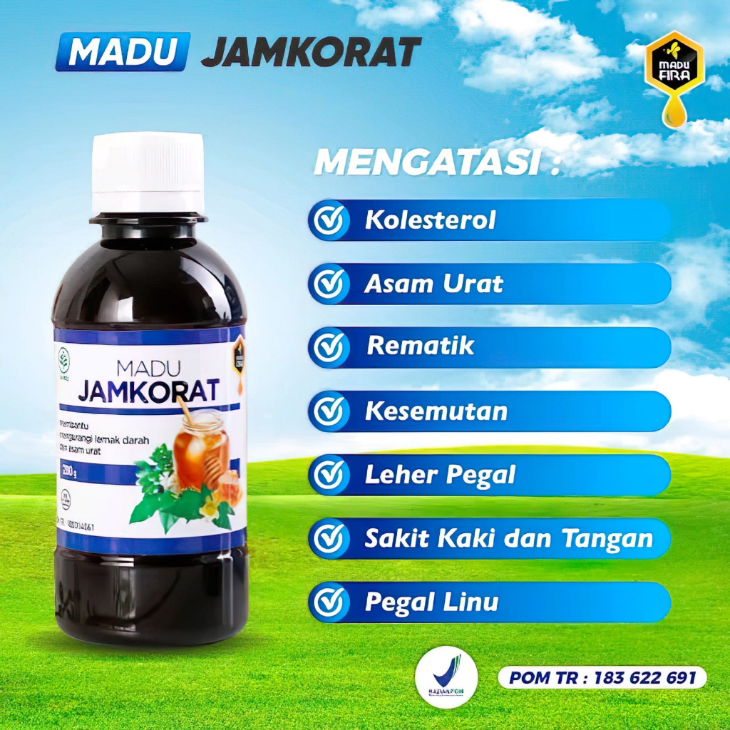 

Madu Jamkorat Fira HERBAL madu asam urat