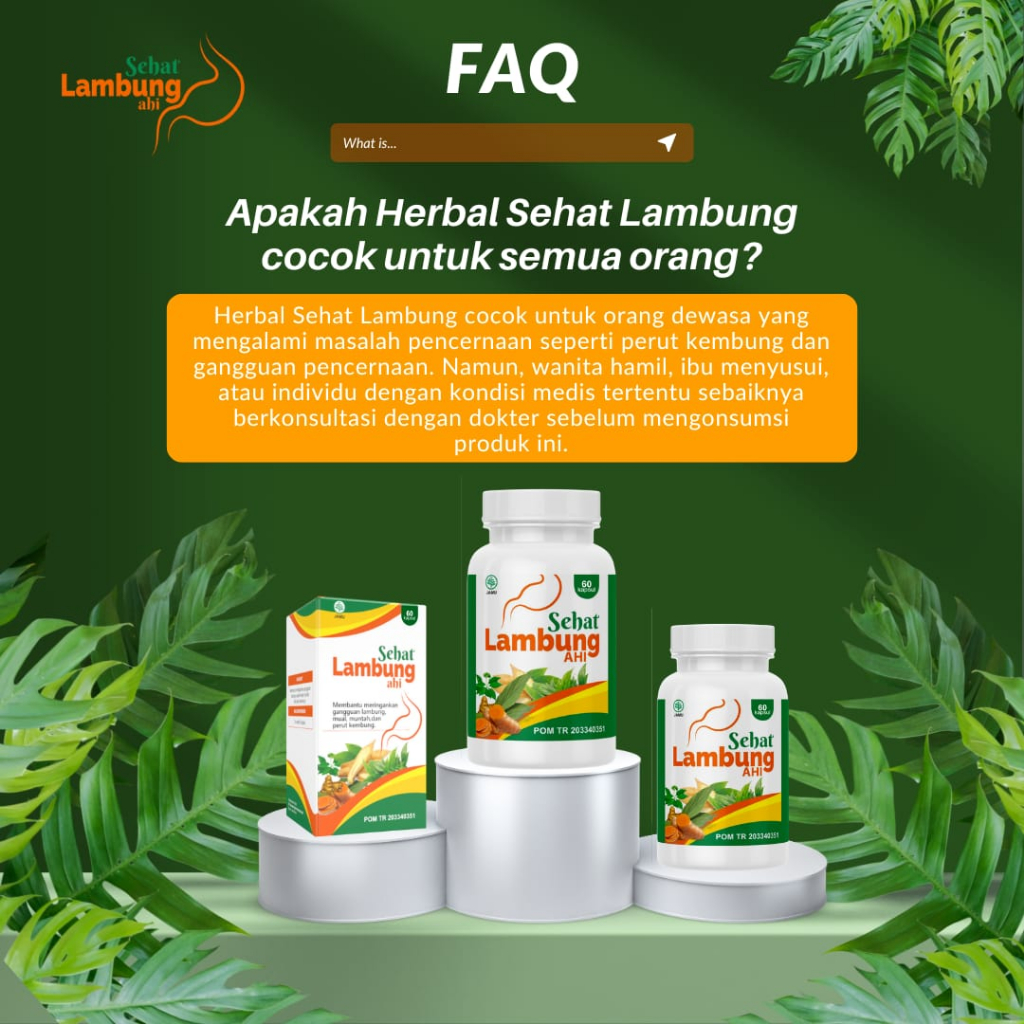 

KAPSUL HERBAL Sehat Lambung Ahi untuk mengatasi masalah pencernaan, perut kembung, gangguan pencernaan dan masalah pencernaan