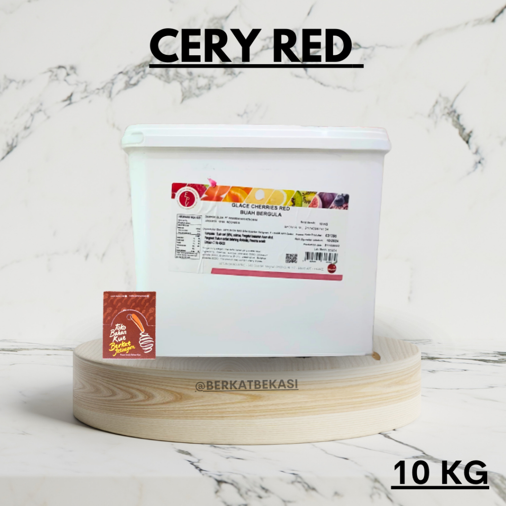 

CERY RED / BUAH CERI MERAH / TOPPING / HIASAN KUE / 10 KG