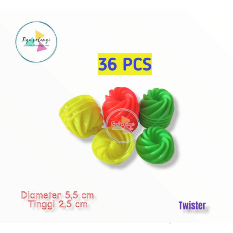 Cetakan Kue Twister | Cetakan Puding Twister