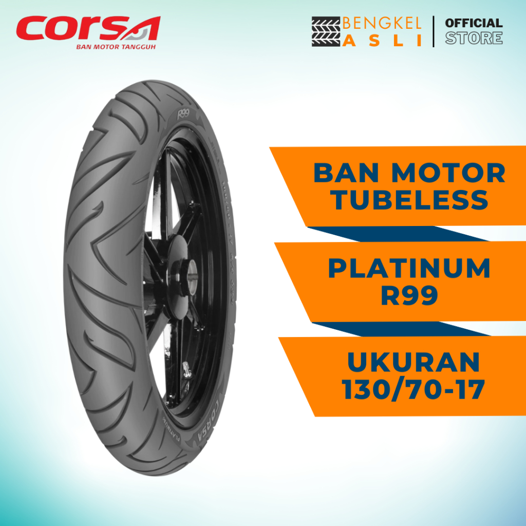 Ban Motor CORSA Platinum R99 Ring 17 130/70-17 Tubeless (TL)