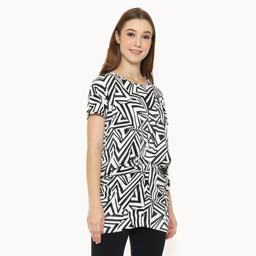 Canotier Ladies Blouse LC 180 Black Stripe