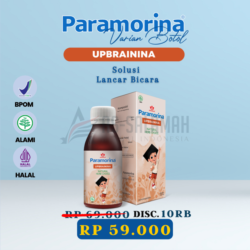 PARAMORINA 100ML VITAMIN ANAK TERLAMBAT BICARA