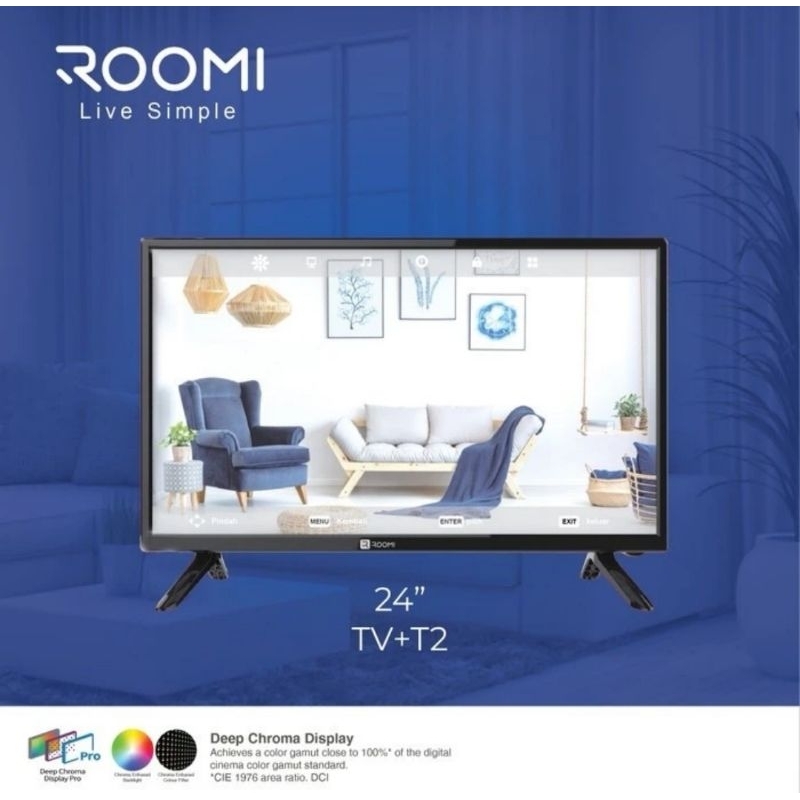 Roomi Digital LED Televisi 24"