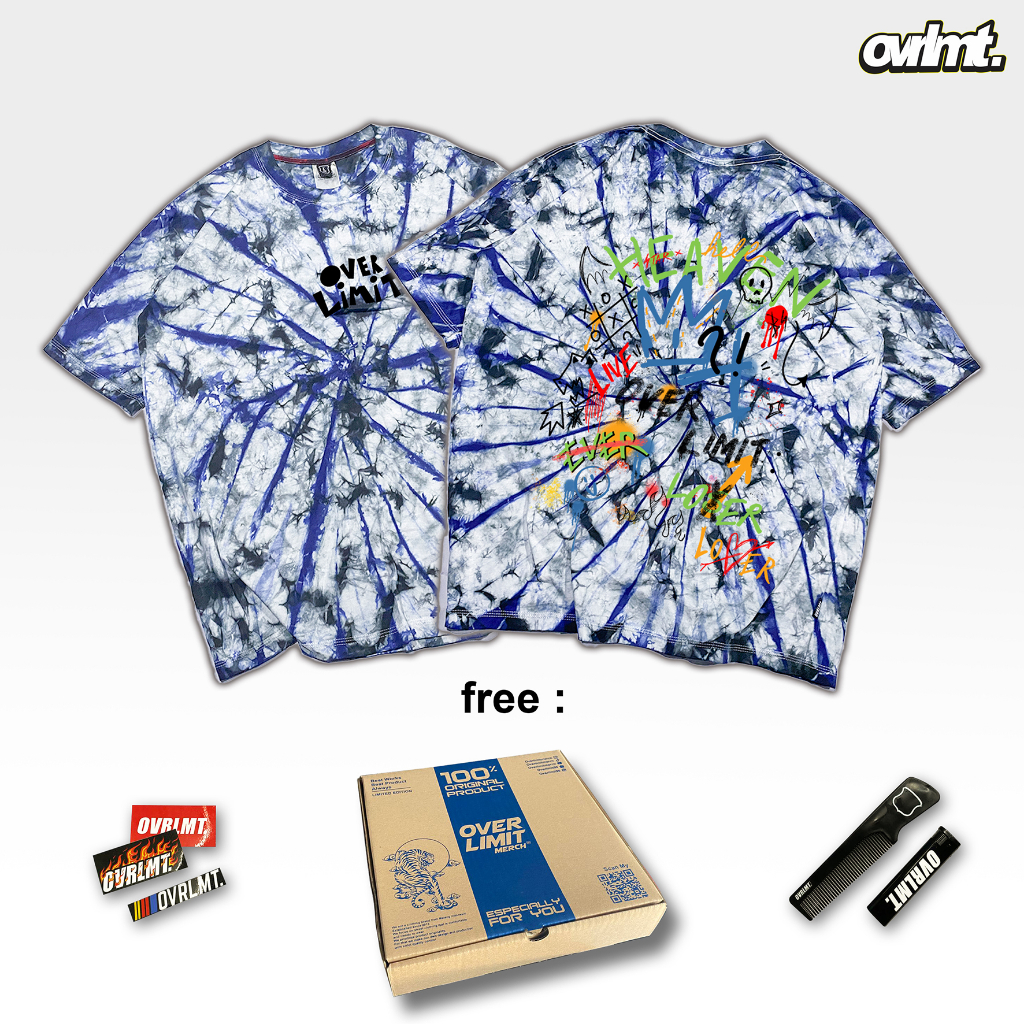 T-SHIRT | KAOS | TIEDYE  | OVERSIZE | GRAFITY | OVERLIMIT