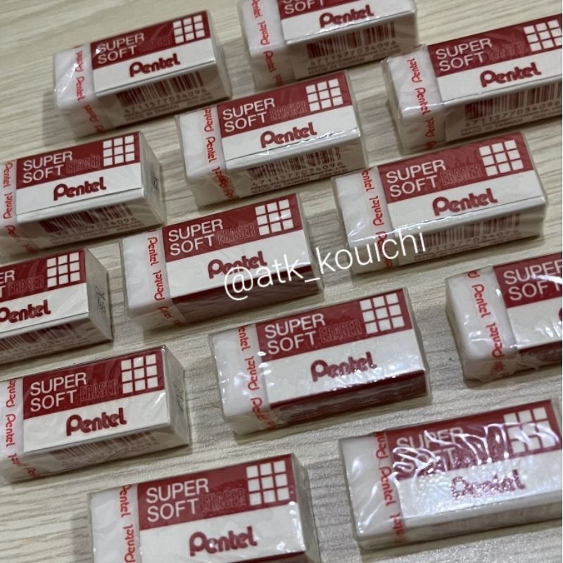 

PENGHAPUS SUPER SOFT PENTEL ZESE 03 ID | PENGHAPUS PENSIL / ERASER PENTEL ORIGINAL SUPER SOFT TERMURAH