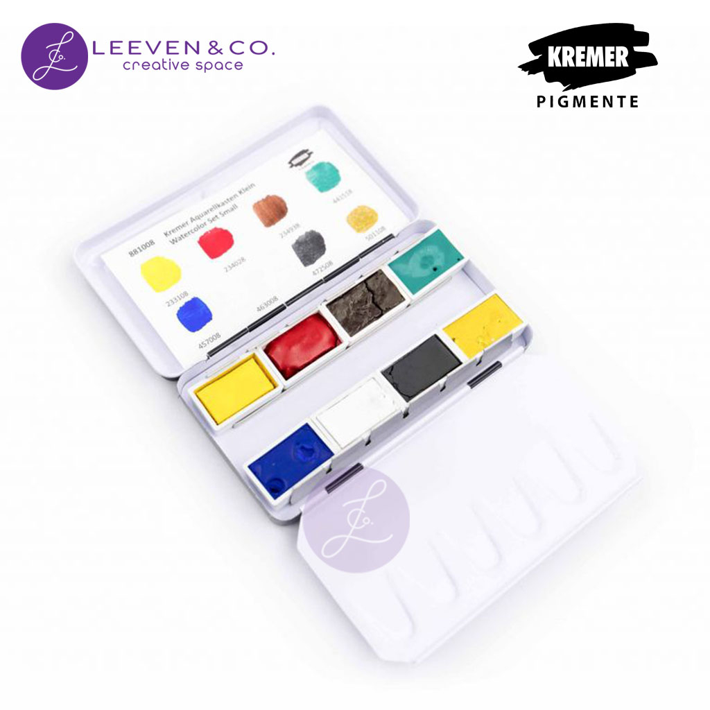 

KREMER WATERCOLOR SET SMALL 8 FULL PANS 881008