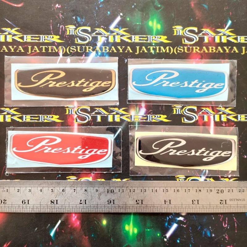 Stiker timbul tebal Prestige