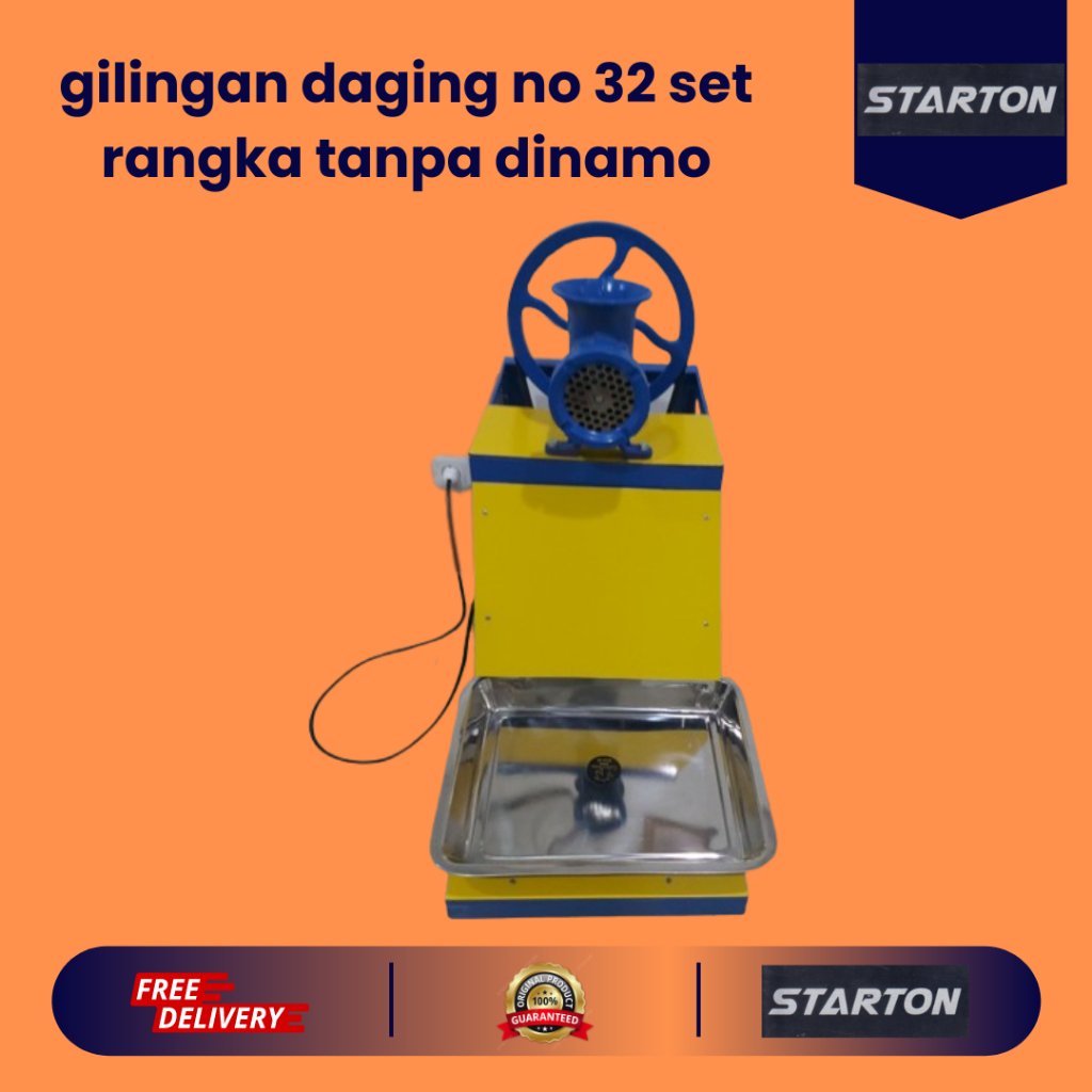 gilingan daging no 32 set rangka tanpa dinamo