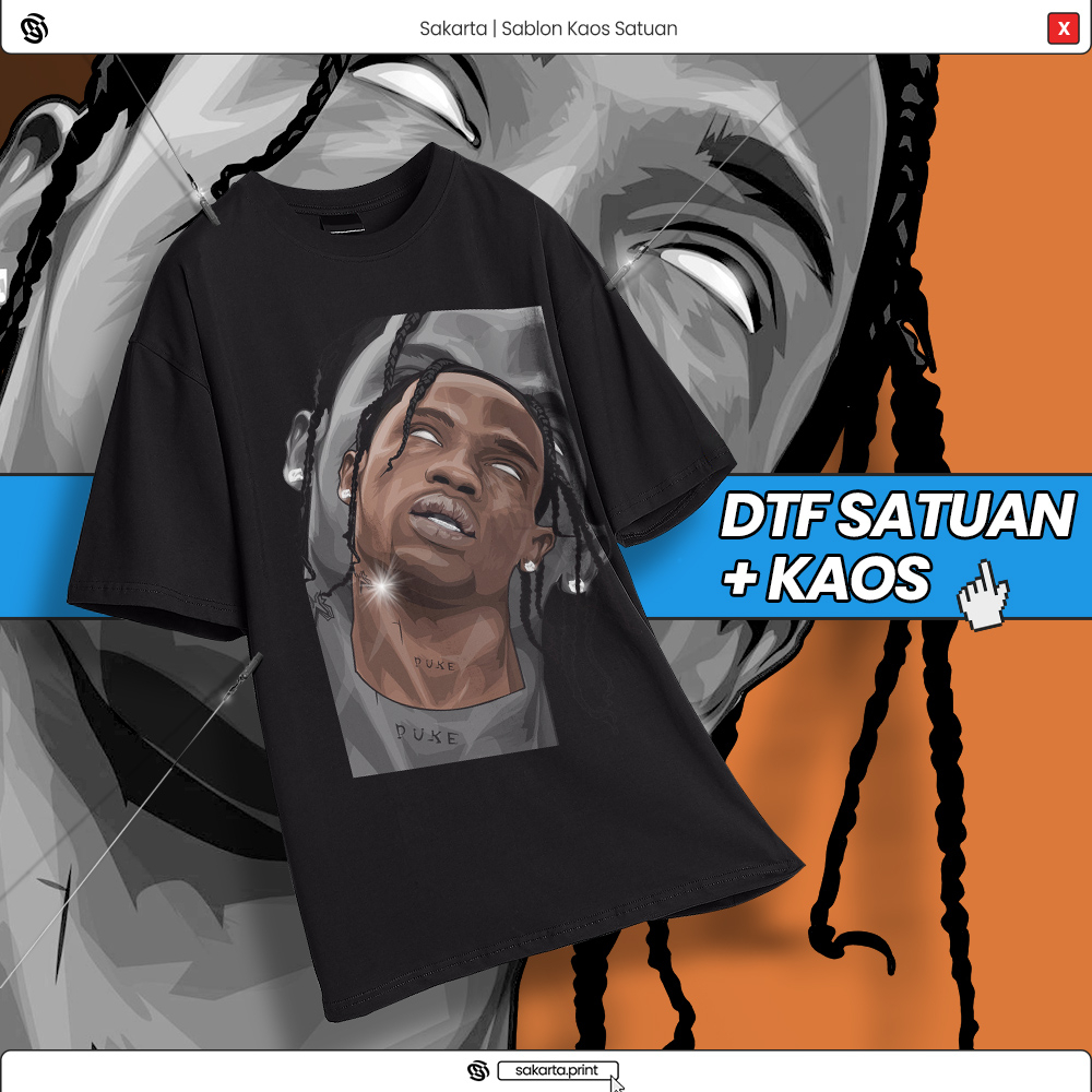 SABLON SATUAN DTF + KAOS | SAKARTA.PRINT