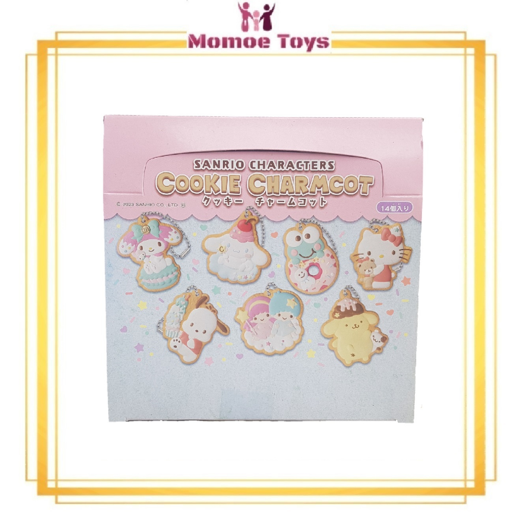 Sanrio Characters Cookie Charmcot Keychain Set of 14 Original Jepang