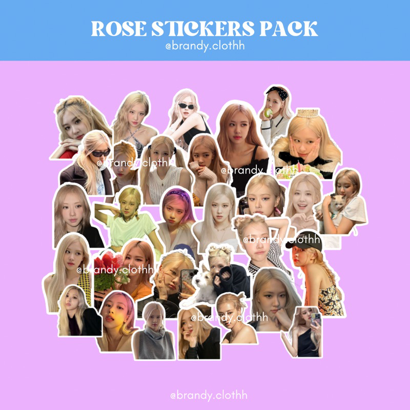 

ROSE BLACKPINK Stickers/Stickers/Stiker Aesthetic/Stiker Tumblr/Stiker Lucu/Stiker Brand