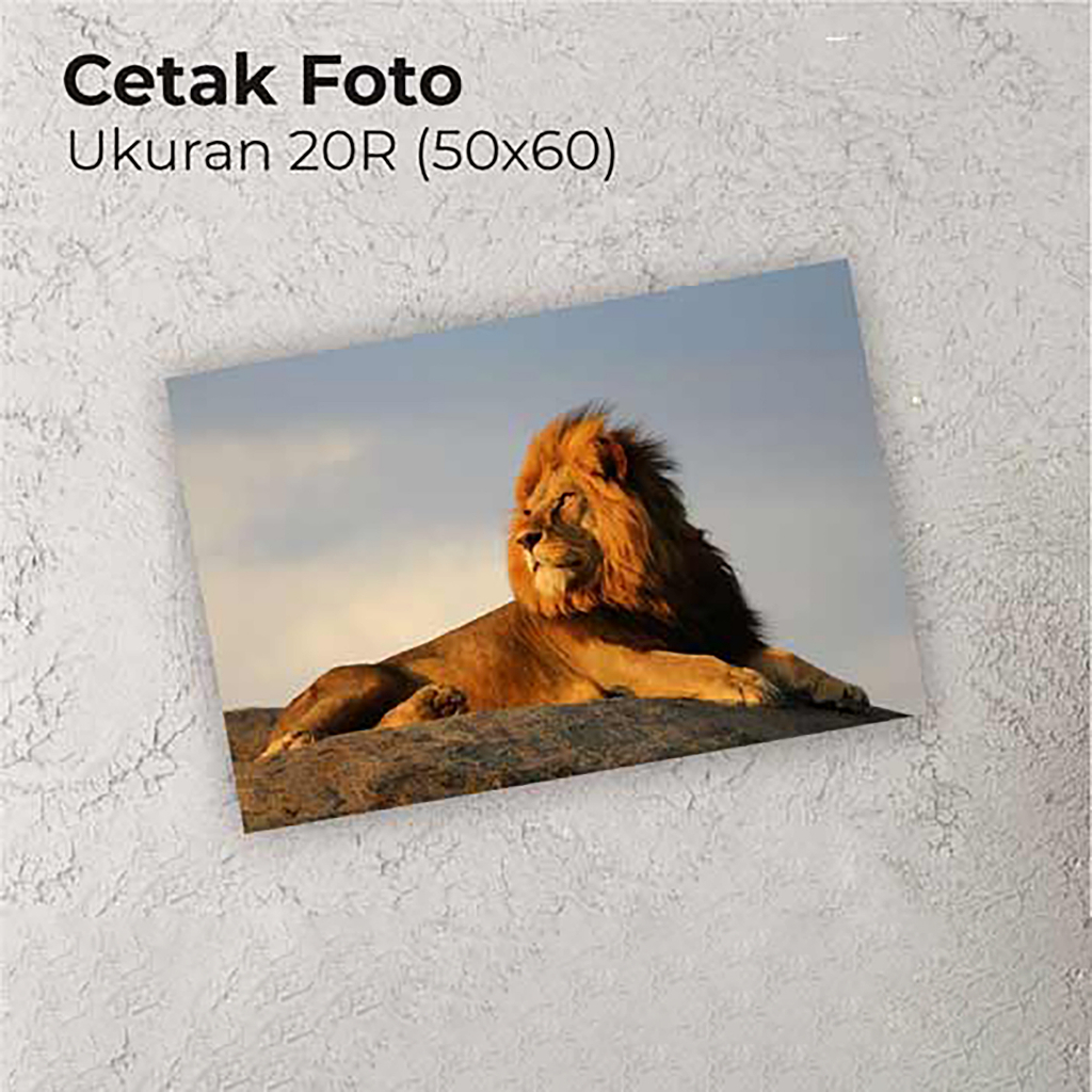 CETAK FOTO UKURAN BESAR JUMBO 20R 50x60