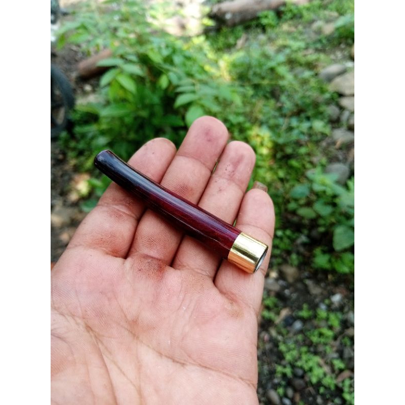 PIPA KAYU SECANG merah 8cm ring