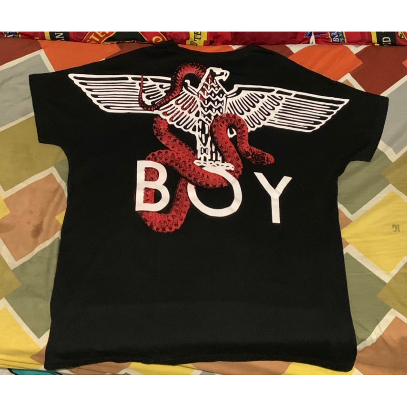 Baju Kaos Boy London Big Logo Original Rare