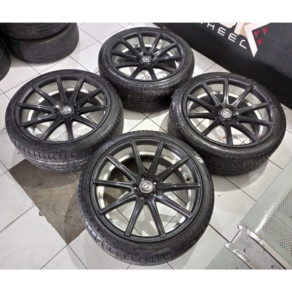 [OBRAL] Velg Mobil Bekas Milano Ring 20 Lobang 5x114,3 + Ban 245 40 R20