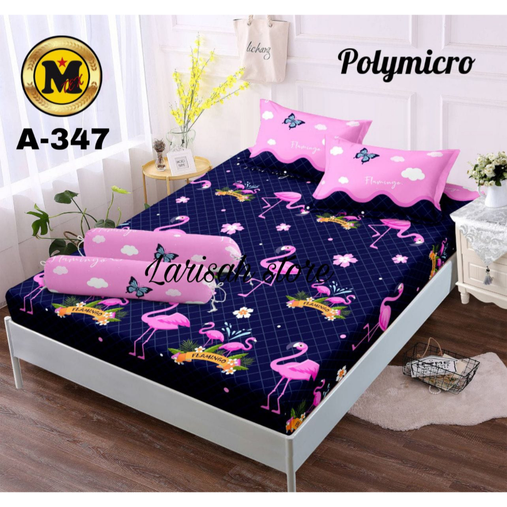 Descend Sprei 180X200 160X200 120X200 Homemade Karakter Anak Flaminggo Spongebob Doraemon Spiderman