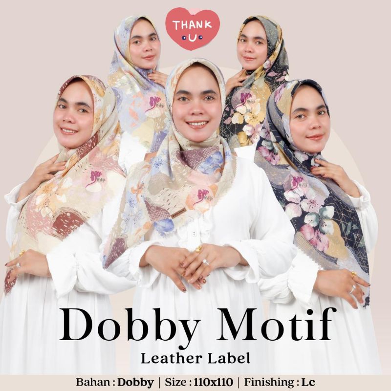 Hijab Segi Empat MOTIF Akira Dobby Venay Premium
