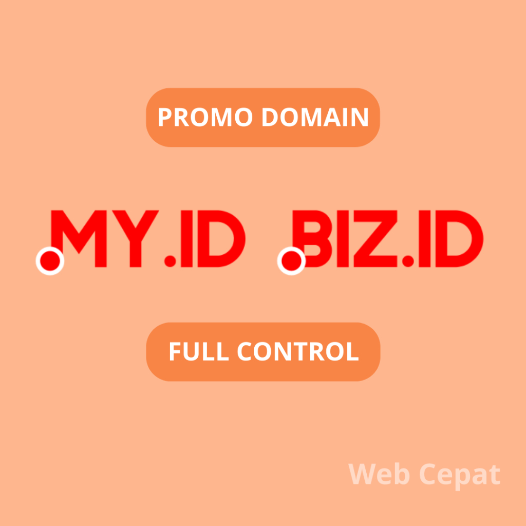 Domain .my.id & .biz.id Full Control | Bisa Diperpanjang
