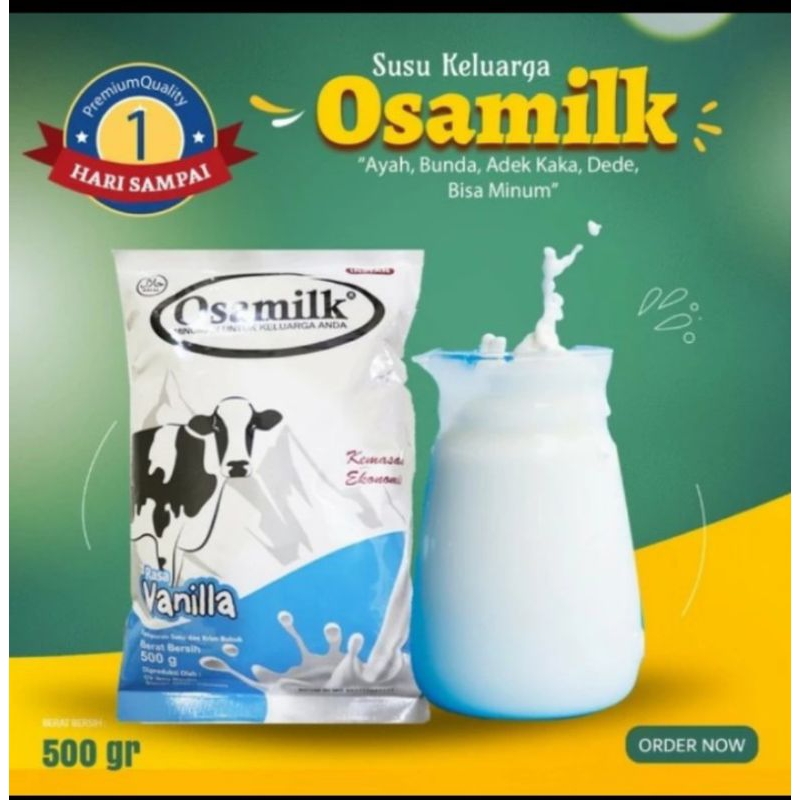 

Osamilk Susu Penggemuk (500gr) - coklat vanilla (300gr)