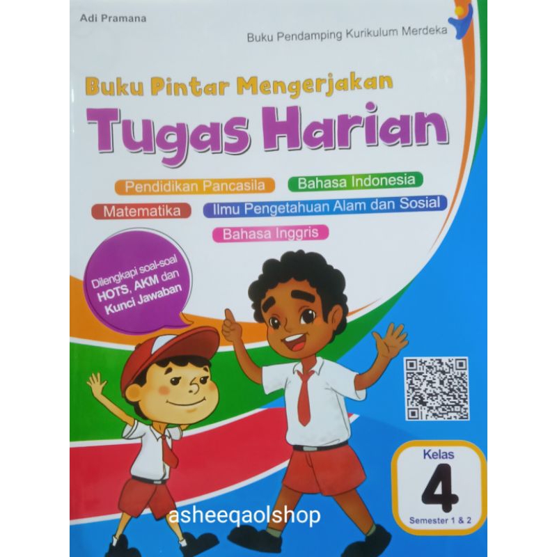 Buku Pintar Mengerjakan Tugas Harian Soal Latihan SD Kelas 4 Kurikulum Merdeka