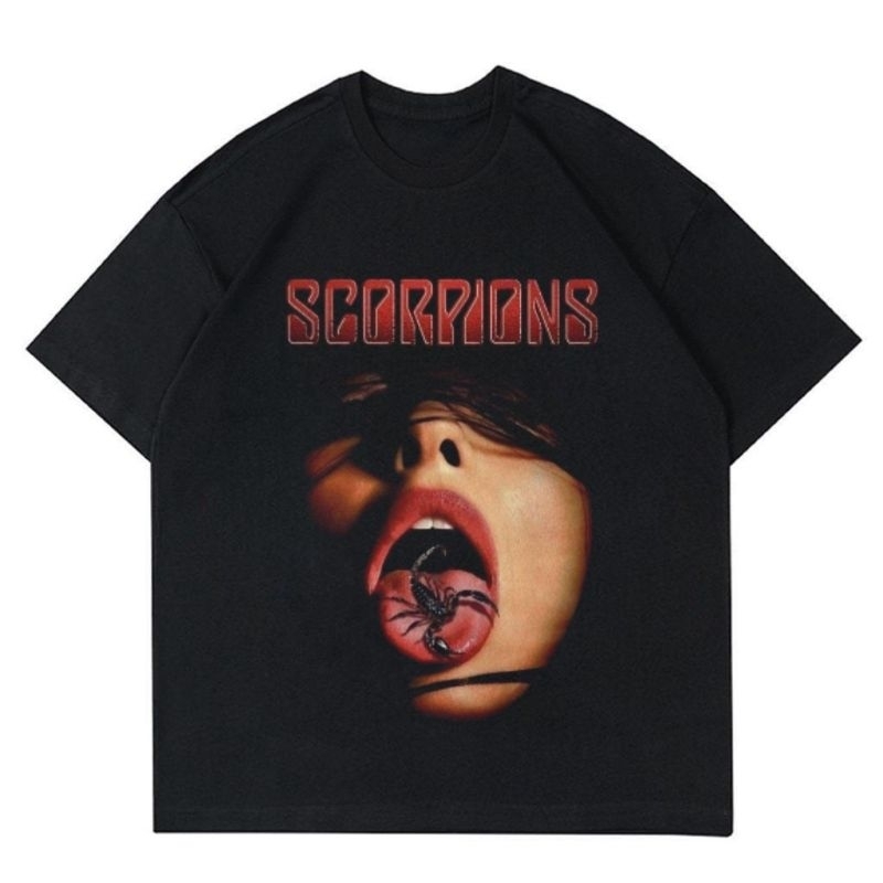 TSHIRT SCORPIONS FACE TEE | KAOS SCORPIONS FACE TEE