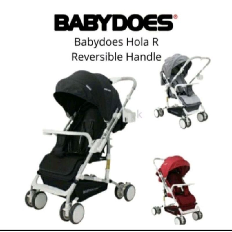 stroller babydoes HOLA R stylish reversibel handle