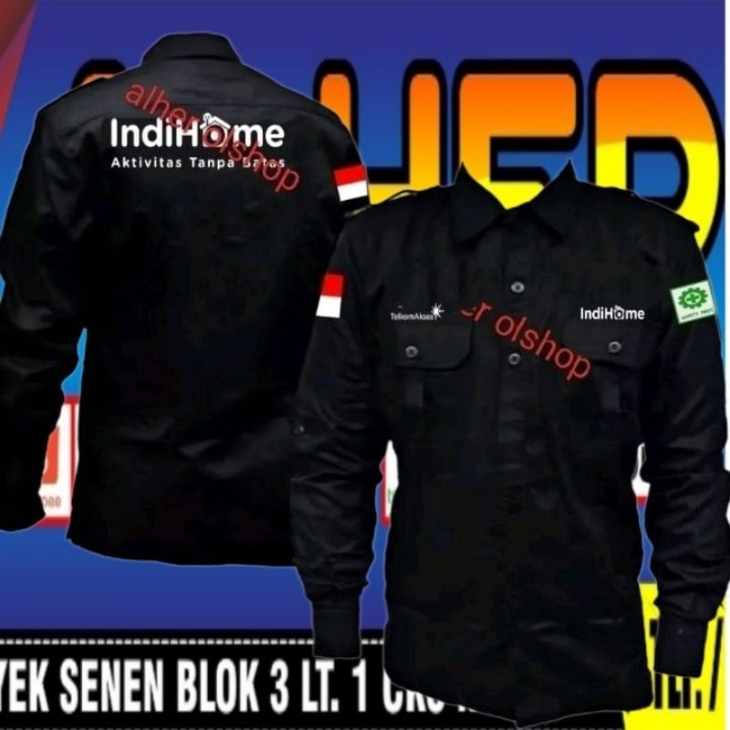 kemeja Indihome baju Indihome seragam Indihome Pdh Indihome Pdl Indihiang kemeja kerja Indihome baju