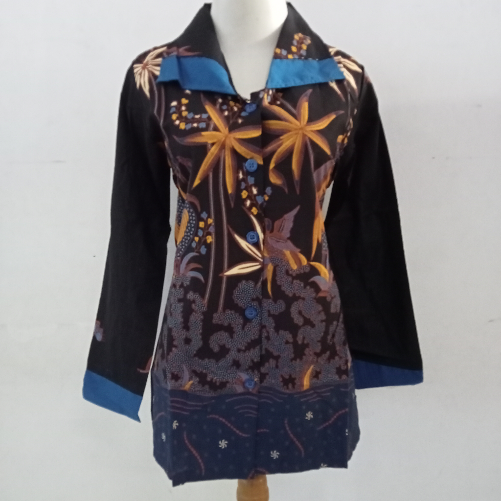KHUSUS JUMBO BLUS BATIK MURAH WANITA KANTOR PREMIUM - 213HM303