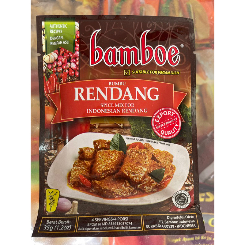 

Bamboe rendang 35gr