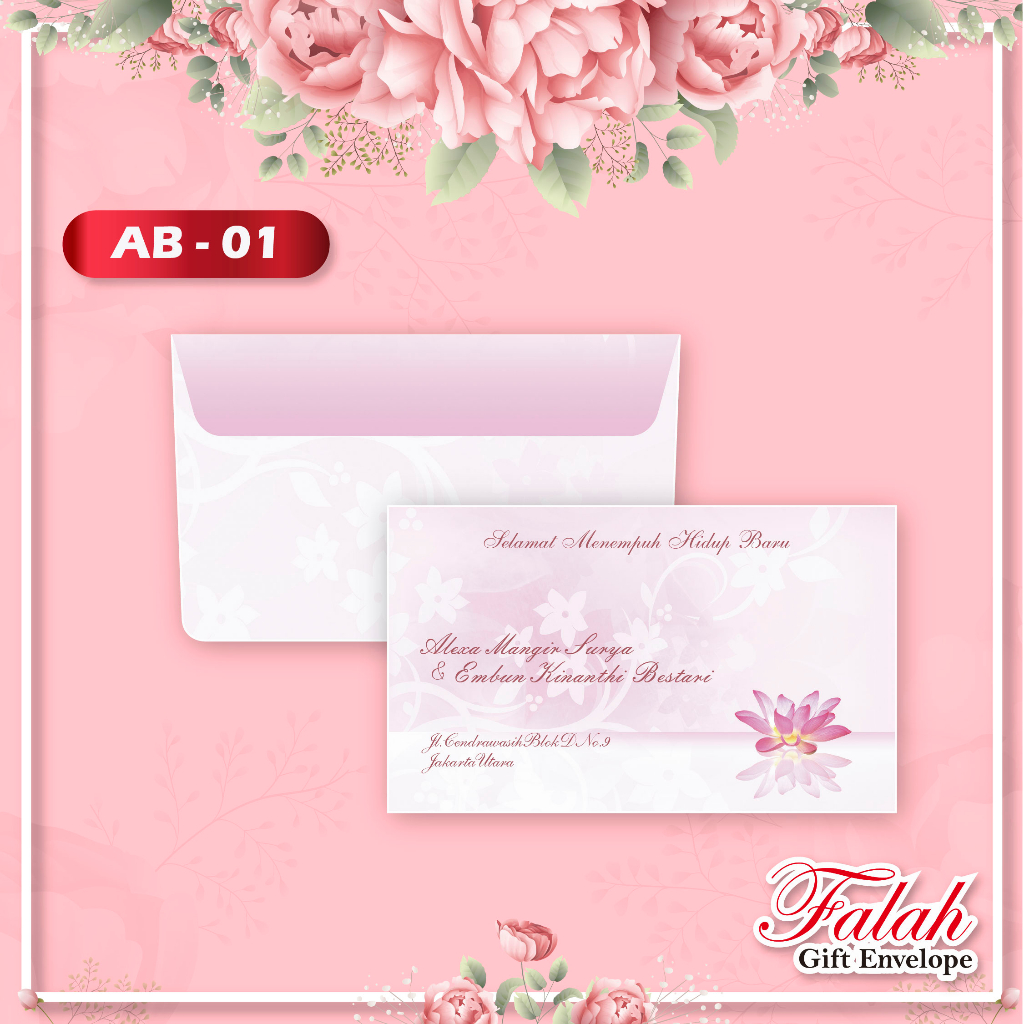 

Amplop Falah AB 01 muat uang kertas harga termurah