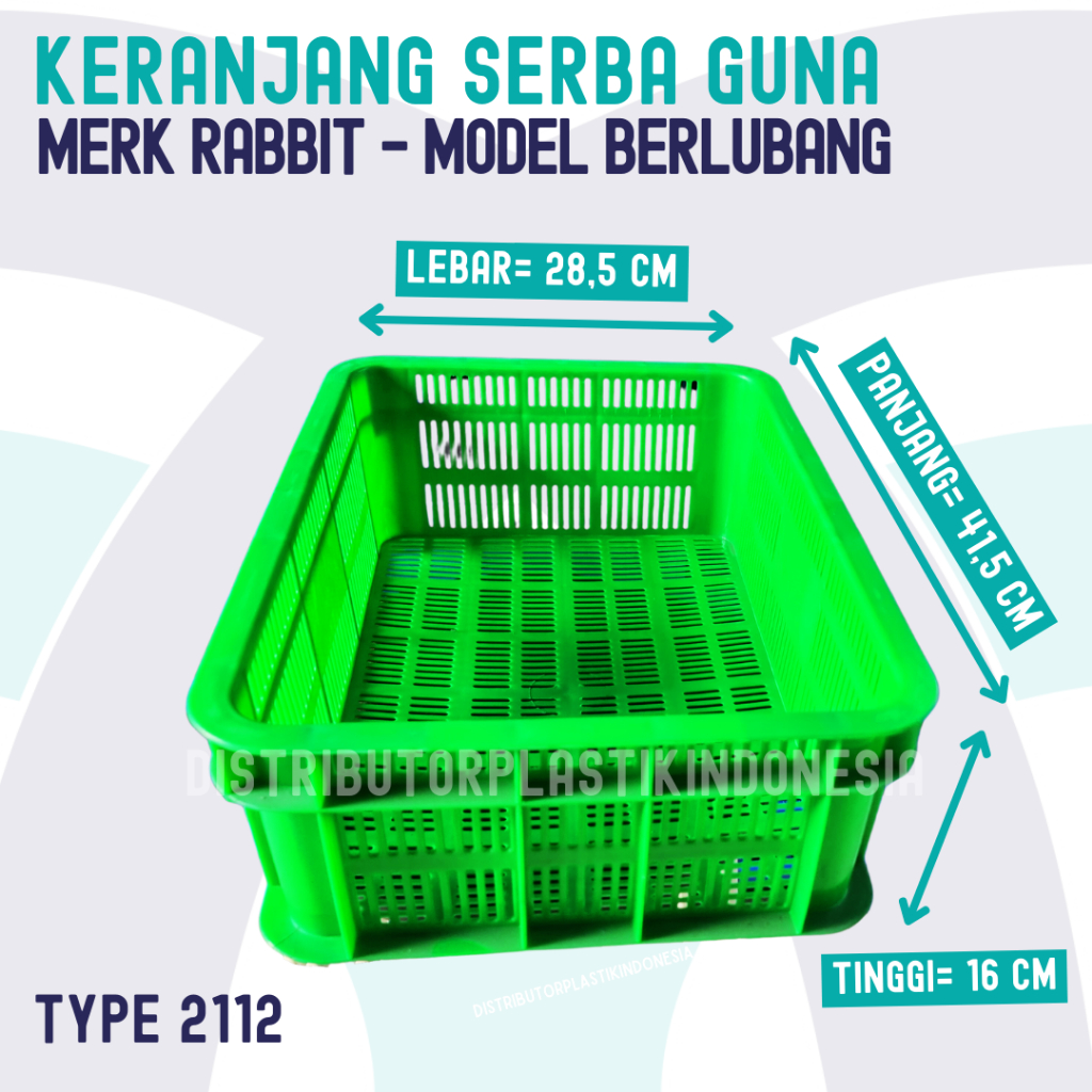 Keranjang Serba Guna Merk Rabbit Paling Murah Untuk Di Rumah | Container Plastik Murah Merk Rabbit T